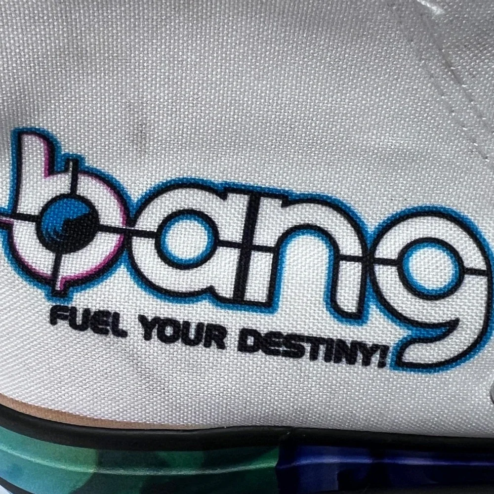 Bang Energy‎ Drink White High Top Sneakers Womens Size 7.5 / Mens 6.5
